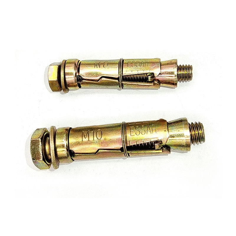 Three-piece gecko three-piece expansion bolt color zinc blue white zinc three-piece four-piece gecko heavy three-piece gecko