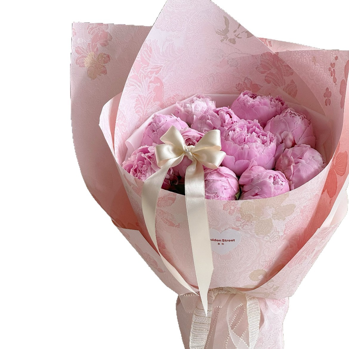 Huayuqing flores materiales de embalaje ramo creativo de flores papel de embalaje de textura artística de papel floral 5 hojas