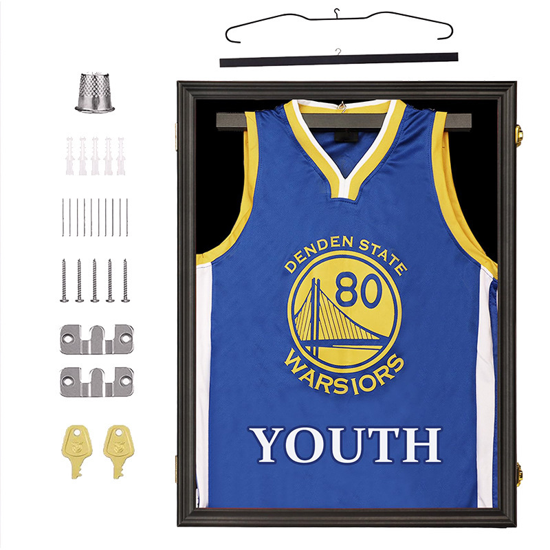 Cross-border Jersey Collection Photo Frame Basketball Football Uniform Frame-free Wall Frame Jersey Display Case