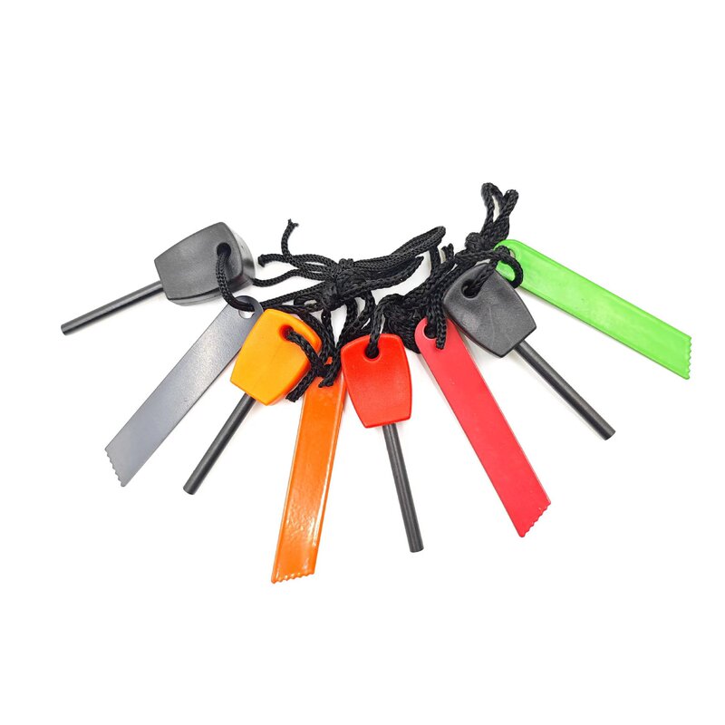 Small Camping Psk Survival Outdoor Equipment Mini Flint Waterproof Fire Starter Magnesium Strip Magnesium Rod Multi-Purpose