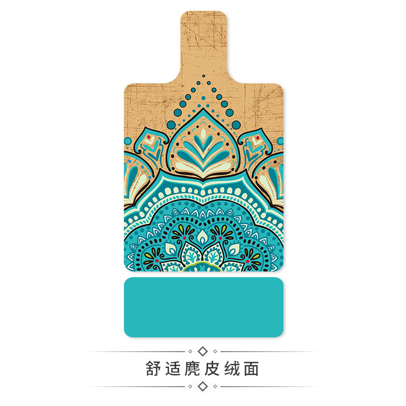 跨境专用麂皮绒普拉提核心床垫吸汗防滑健身垫耐磨pu橡胶瑜伽垫子|undefined