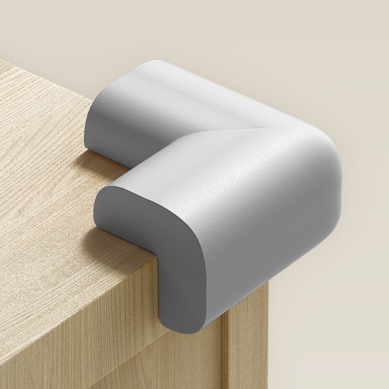 무료 스티커가 포함된 회색 모서리 보호대 4팩