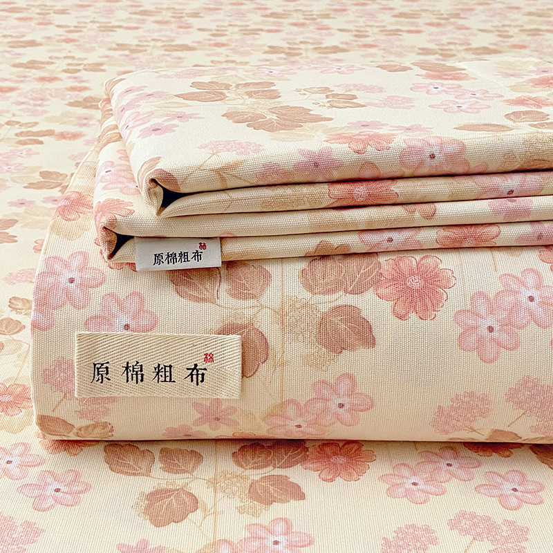 厚手の純綿古粗布ベッドシーツシングルピース綿とリネンのベッドシーツダブルベッドシーツ裸で寝る夏厚手のスタイルa|undefined