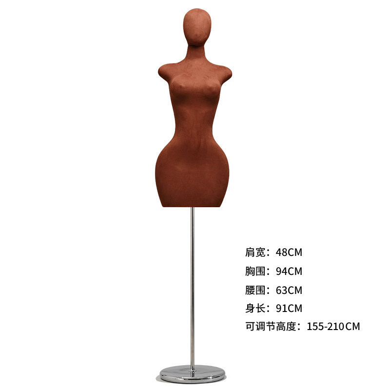 Tienda de ropa modelo de tamaño grande accesorios de ropa de mujer ventana de busto mm pequeña muñeca gorda gran muñeca de trasero tabla de exhibición estante image 24