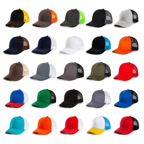 Slightly Curved Mesh Cap Richardson 112 Trucker Hat Custom Outdoor Sun Protection Cross-Border Color-Blocking Baseball Cap