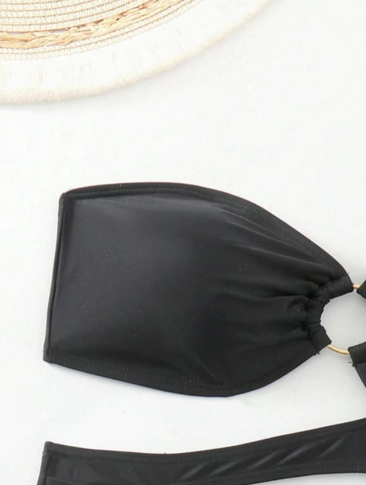 Sexy Cutout One-piece Swimsuit For Women Solid Colour Monokini_voghion.com
