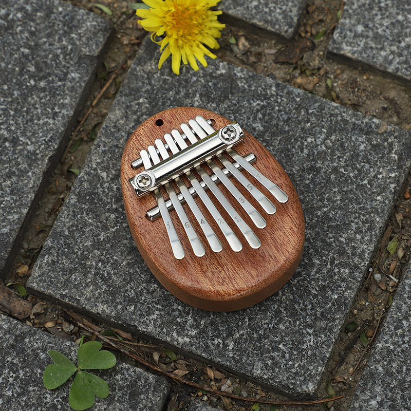 En stock al por mayor 8-tono pulgar piano mini kalinba piano dedo piano Cristal Kalimba pulgar piano pequeño instrumento musical