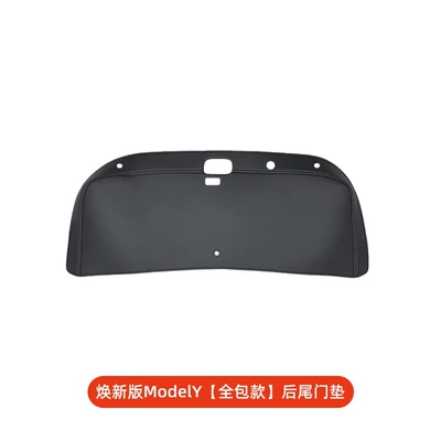 Pad Tailgate Protective Leather Sticker – Other Automotive Interior Supplies - black-refreshed-model-y-tailgate-mat-full-coverage-single-piece