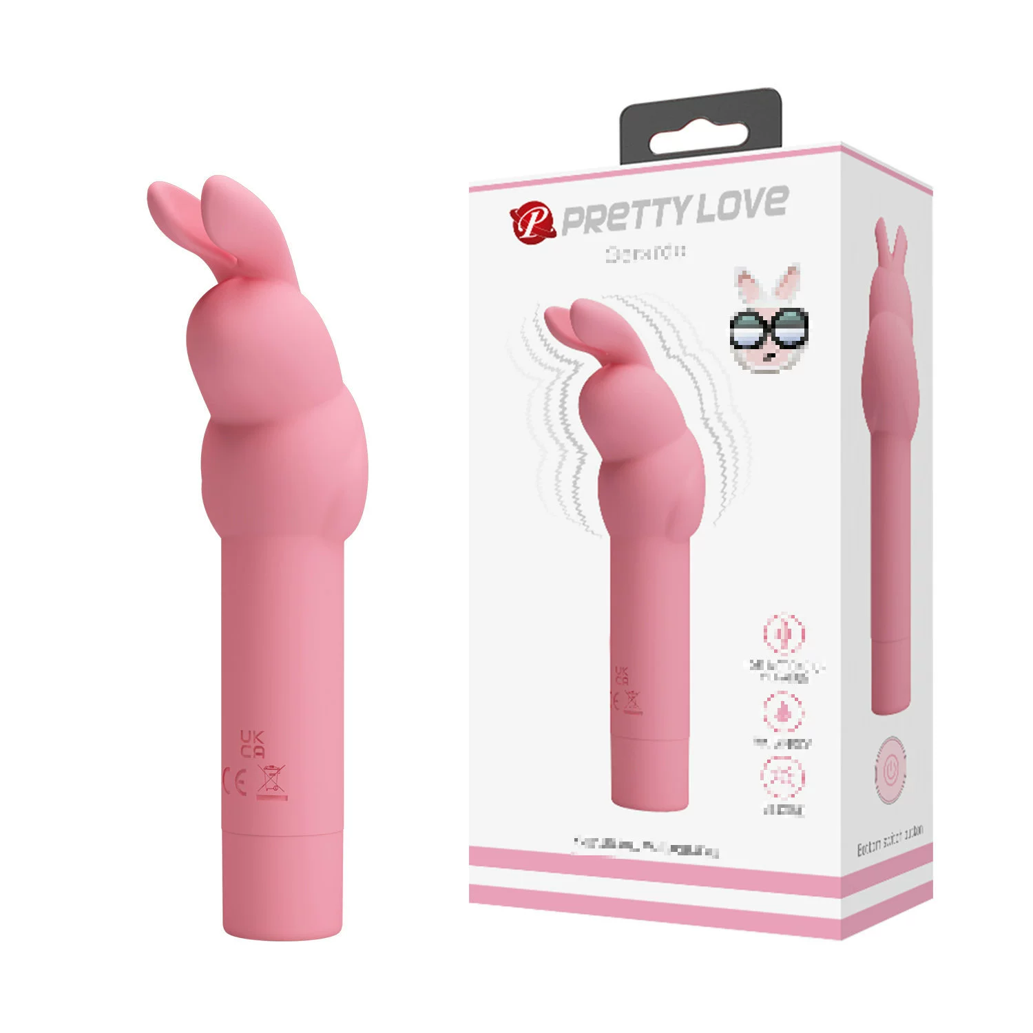 Paila Silicone Vibrator 10-frequency vibration using 1-cell No. 5 battery 300008