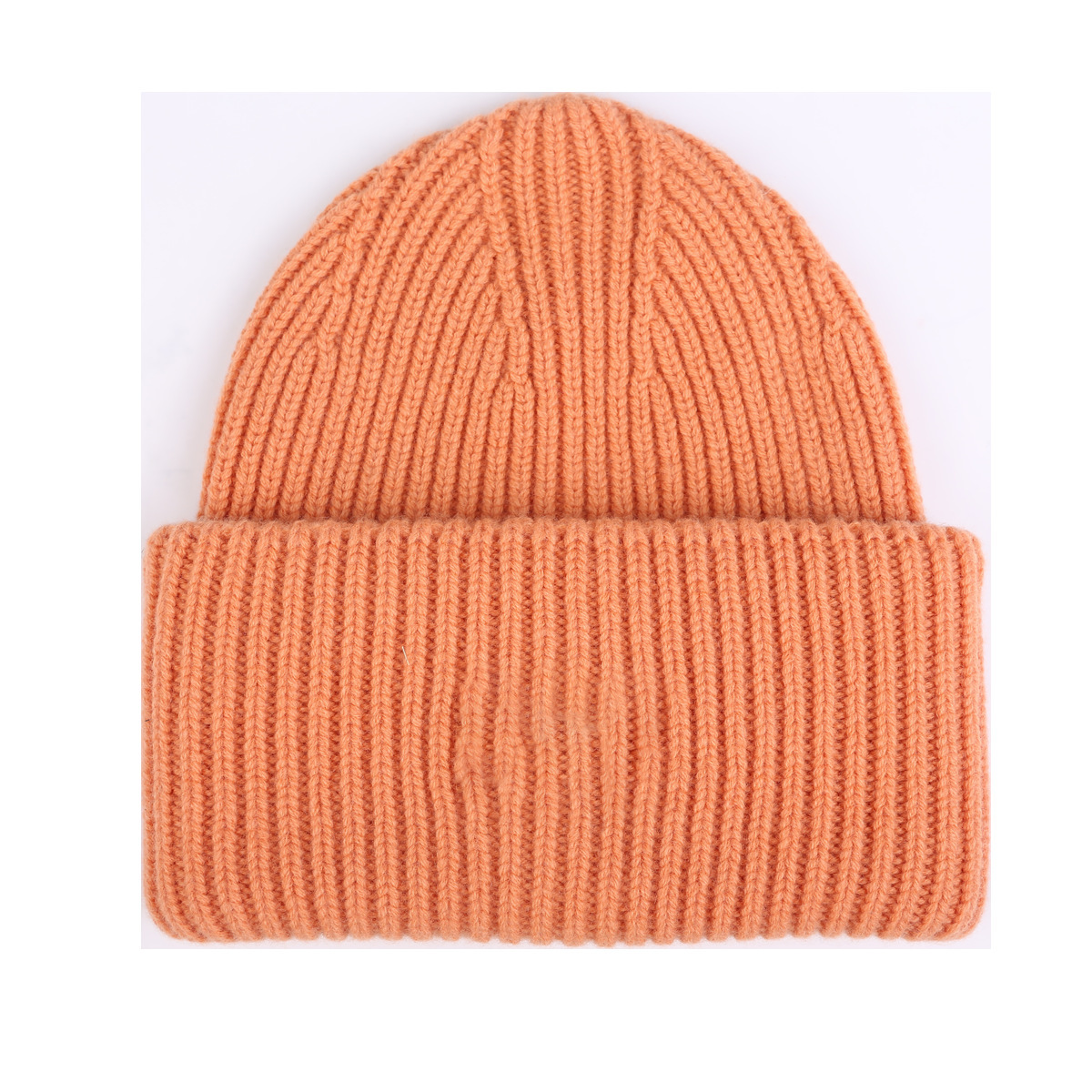 【スポット】新商品100% メリノウール保温ニット帽秋冬人気オーダーメードLogoフリップコールドキャップ