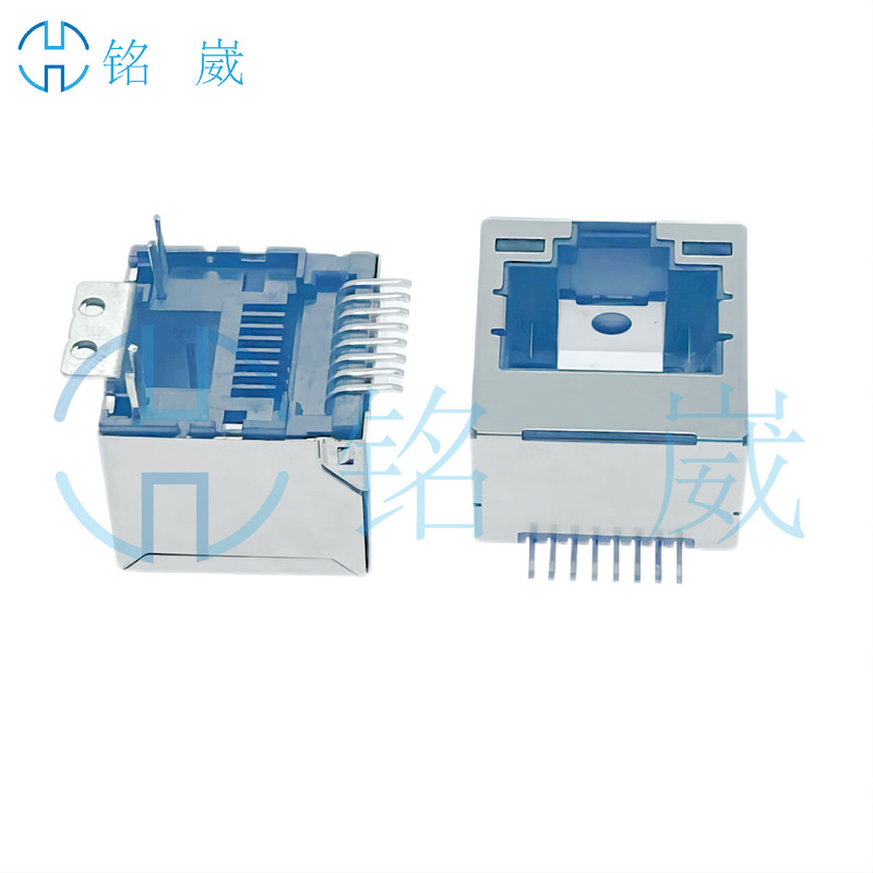 Vertical Rj45 Network Socket with Led Light 8P8C All-Inclusive Vertical 180 Degree Smt Patch Socket with Shielding Vertical Rj45 Network Socket with Led Light 8P8C All-Inclusive Vertical 180 Degree Smt Patch Socket with Shielding