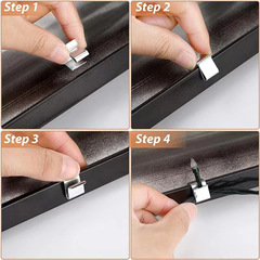 金屬聖誕彩燈掛鈎 戶外彩燈線夾 聖誕裝飾燈夾適用於節日彩燈裝飾