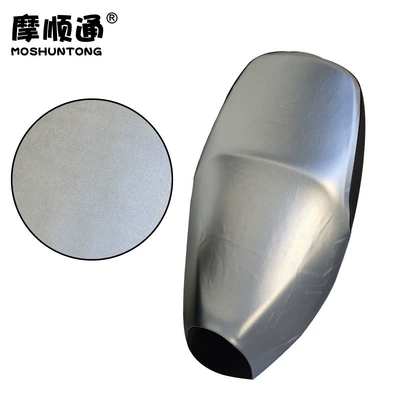 125T10C Motorcycle Seat Cushion Cover | Motorcycle cushion - haojueyu-diamond-125t-silver-elastic-leather-model