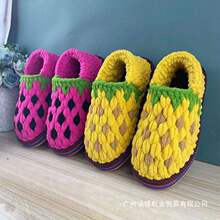 简约包头保暖居家手工鞋冬季通用外穿鞋婚嫁鞋情侣鞋儿童成人款