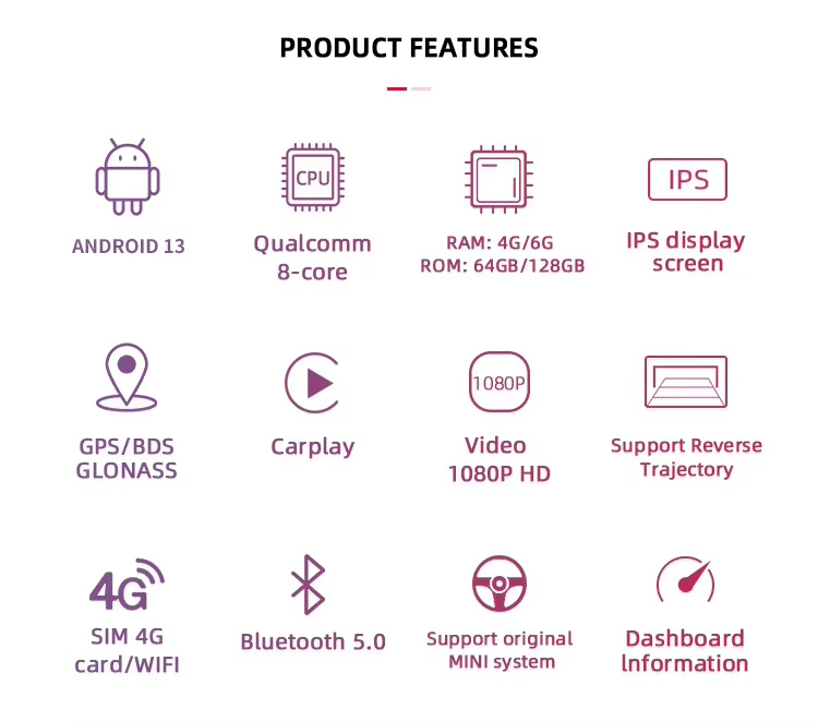 Suitable for Mercedes-Benz S W221 W222 06-09 10-15 Android car display central control large screen
