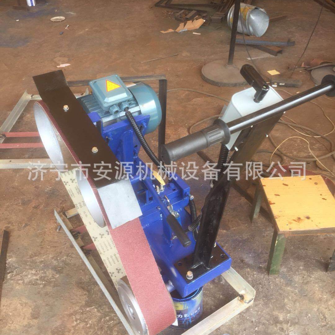 钢板焊缝打磨机 100*2100手推式砂带机 手推焊缝砂带机长期供应