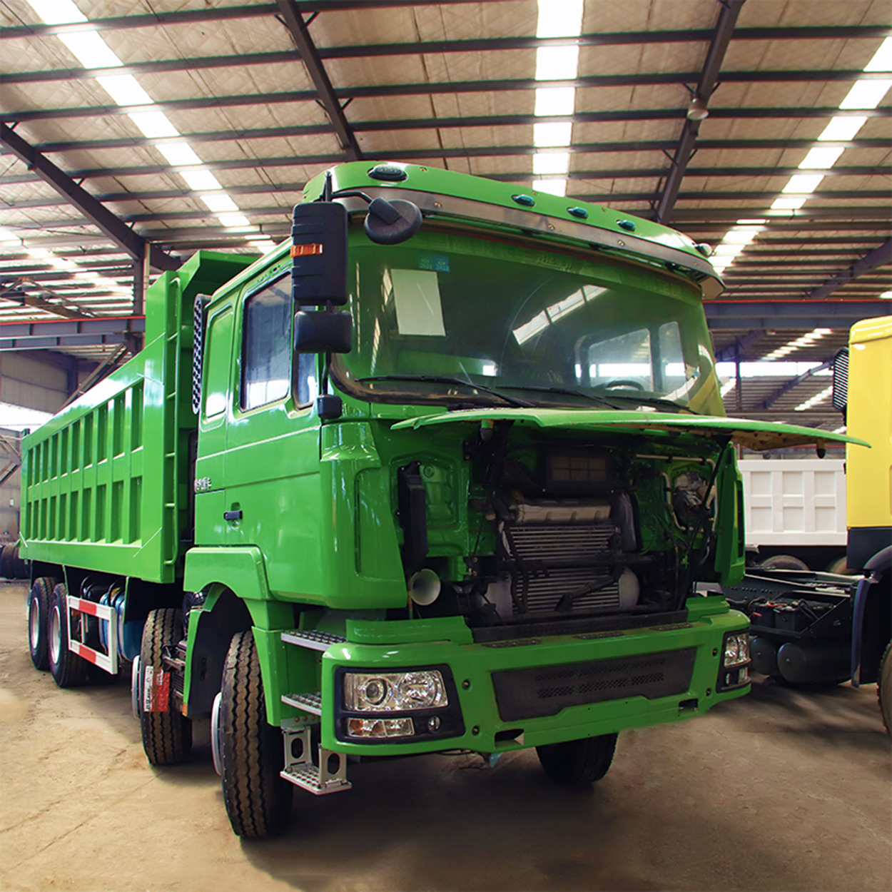 Factory Cross-Border Shaanxi Automobile F3000 Rear-Dump Dump Truck, Front Four-Wheel Drive and Rear Eight-Wheel Drive Dump Truck, Mining Engineering Transport Dump Truck