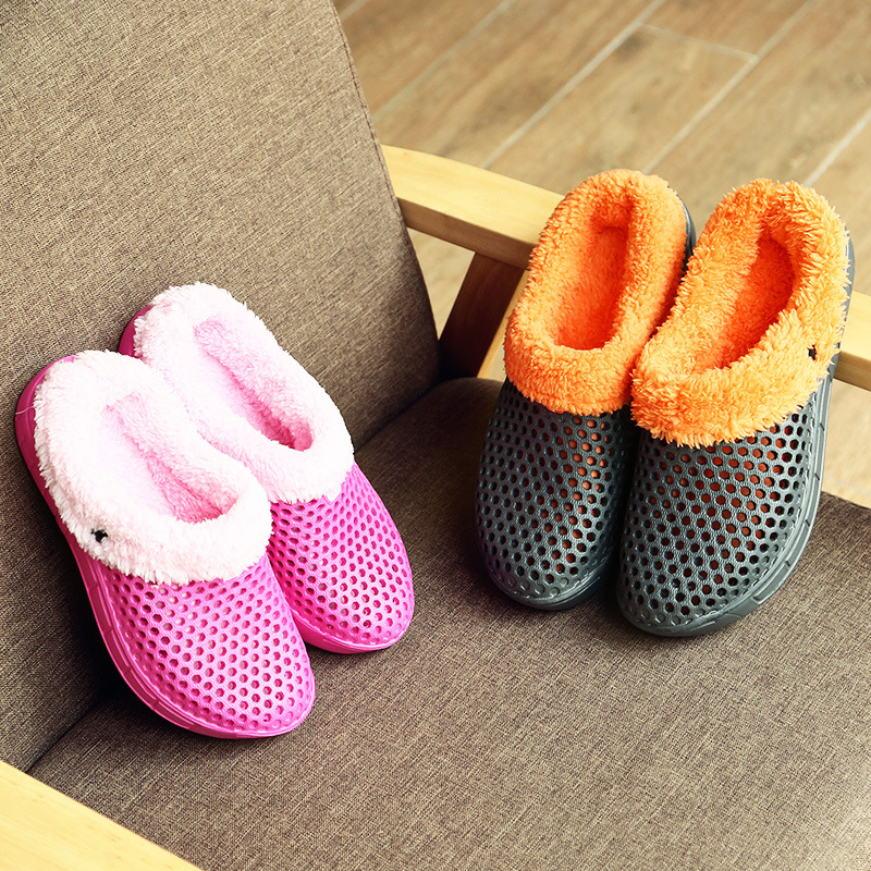 Women's Casual Solid Color Round Toe Plush Slippers display picture 2