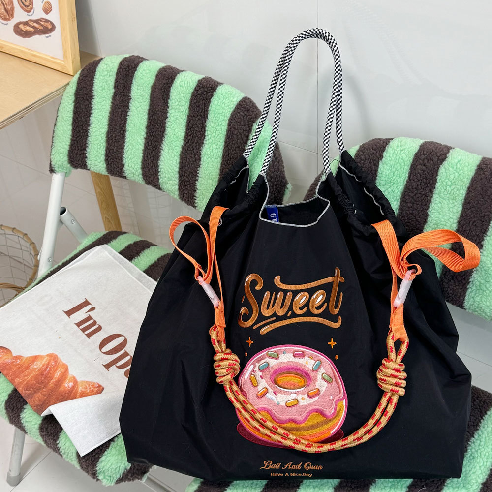 검은 맛있는 도넛 (끈없이)