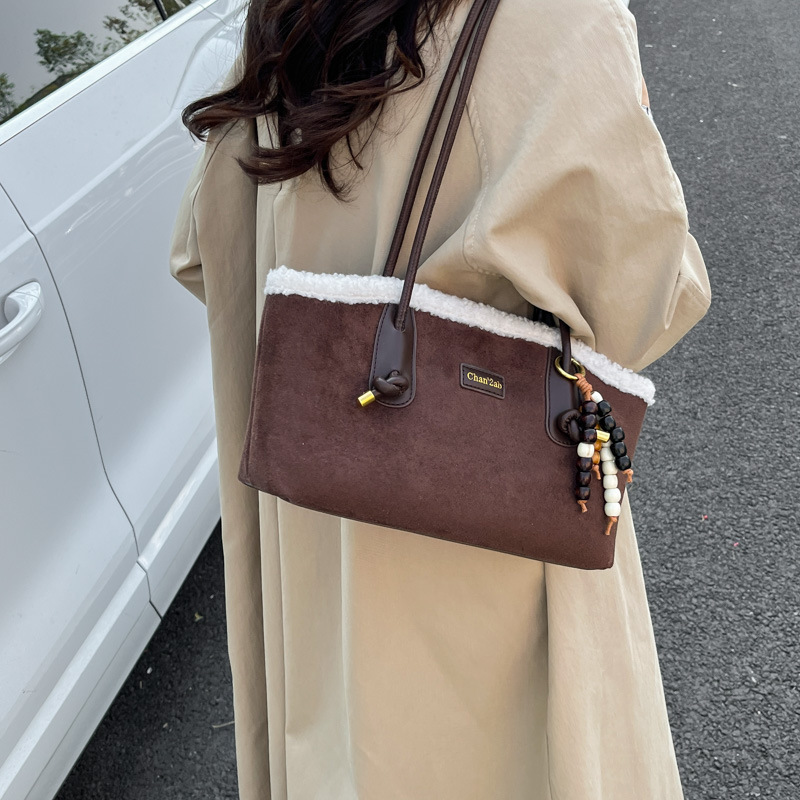 Corea del Sur mochila de seda esmerizada bolsas inferiores de mujer otoño invierno 2025 nuevo retro de hombro bolsas de mano de viaje
