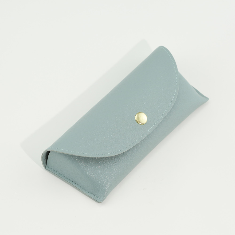 Classic Style Solid Color Pu Leather Unisex Glasses Case display picture 27