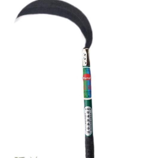 弯口农业镰刀割玉米割水稻麦子弯刀锰钢长柄月芽镰刀【延益】251