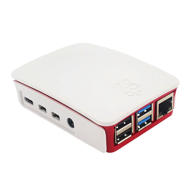 Совместимо с Raspberry PI, корпус B для Raspberry PI совместим с 3-м/4-м поколением, красно-белый корпус