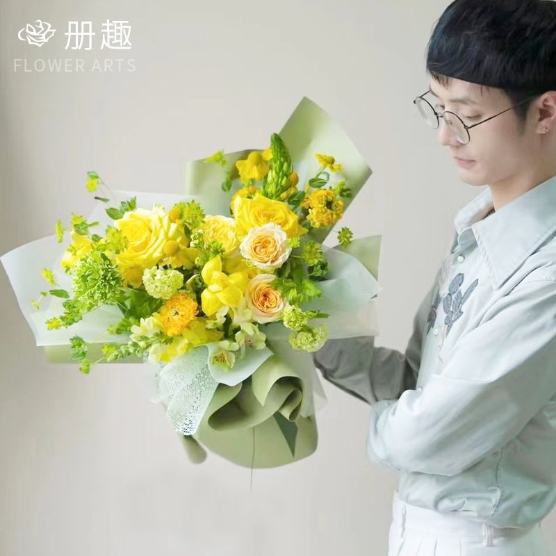 Papel de Empaque Estilo Coreano para Flores de Papel OPP Impermeable para Manualidades DIY