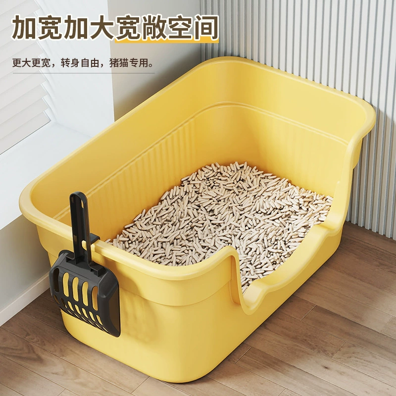 Негабаритный кошачий бассейн гигантский полузакрытый кошачий туалет