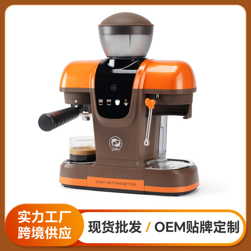 Creative Household Concentrated Italian Semi-Automatic Coffee Machine with One-Click Extraction and Milk Foaming All-In-One Small Commercial Wholesale Creative Household Concentrated Italian Semi-Automatic Coffee Machine with One-Click Extraction and Milk Foaming All-In-One Small Commercial Wholesale