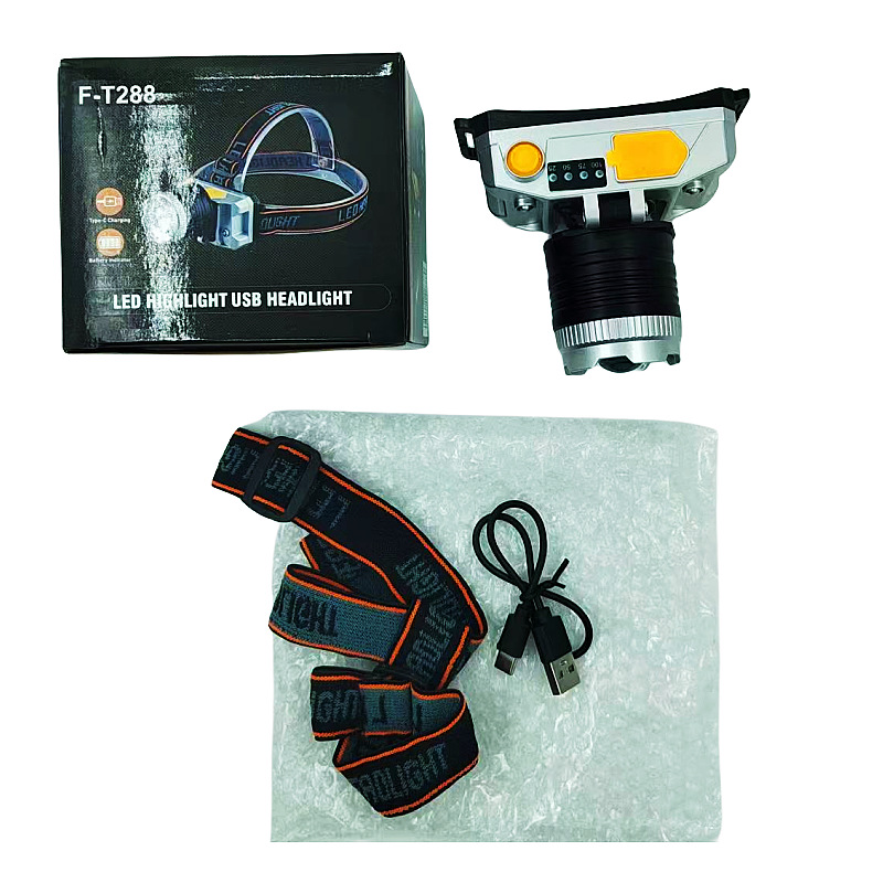 Faro de inducción transfronteriza, foco zoom, luz de pesca, luz de pesca nocturna, con pantalla eléctrica, luz de carga exterior para minería, oferta transfronteriza