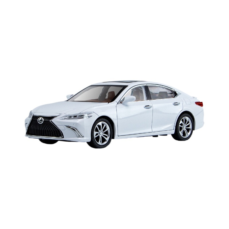 골든 큐브 1:24 시뮬레이션 합금 LEXUS ES300 자동차 모델 사운드 및 조명 음향 효과 백 포스 장식품 컬렉션