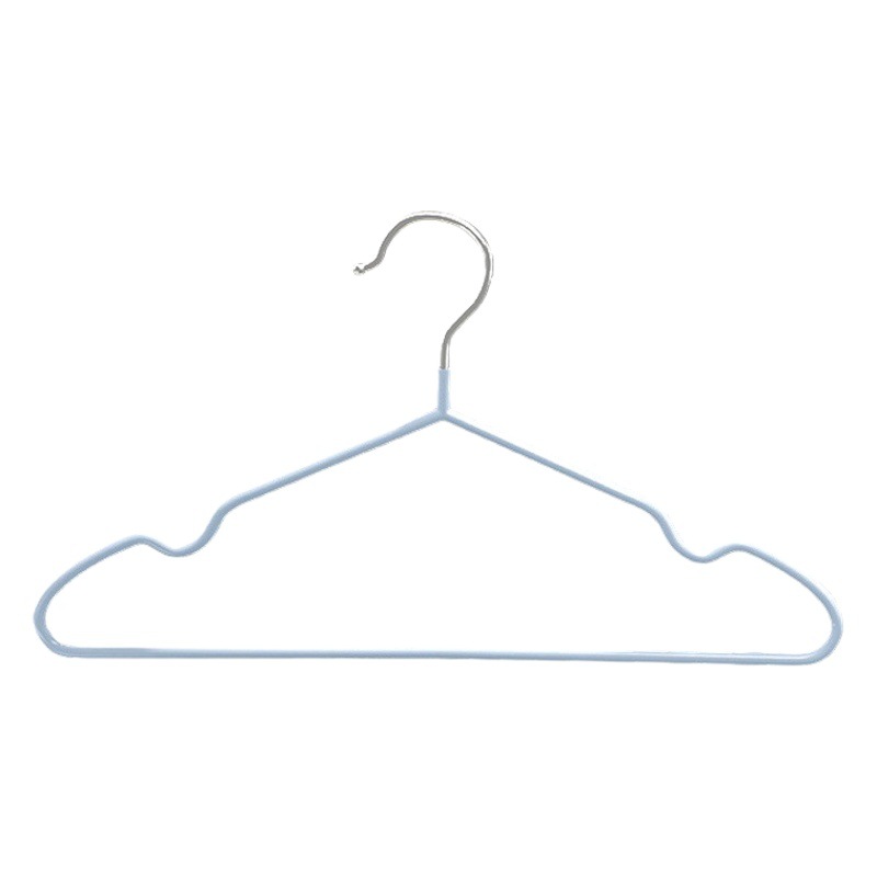 Percha Infantil Sin Marcas de Plástico Recubierto Antideslizante para Ropa Infantil image 1