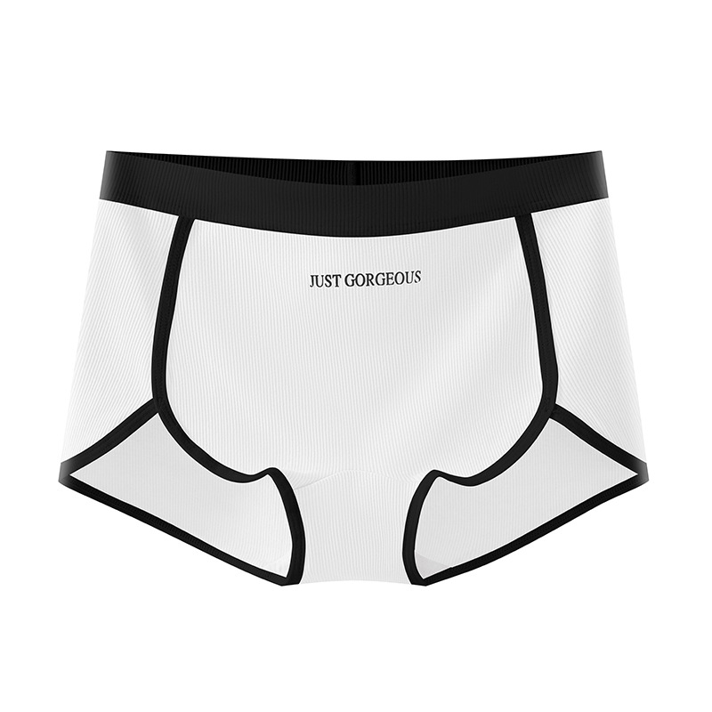Una categoría de ropa interior de gran tamaño de algodón puro para mujer grasa mm entrepierna de algodón 10A entrepierna antibacteriana 2025 nuevo estilo deportivo pequeño bóxer