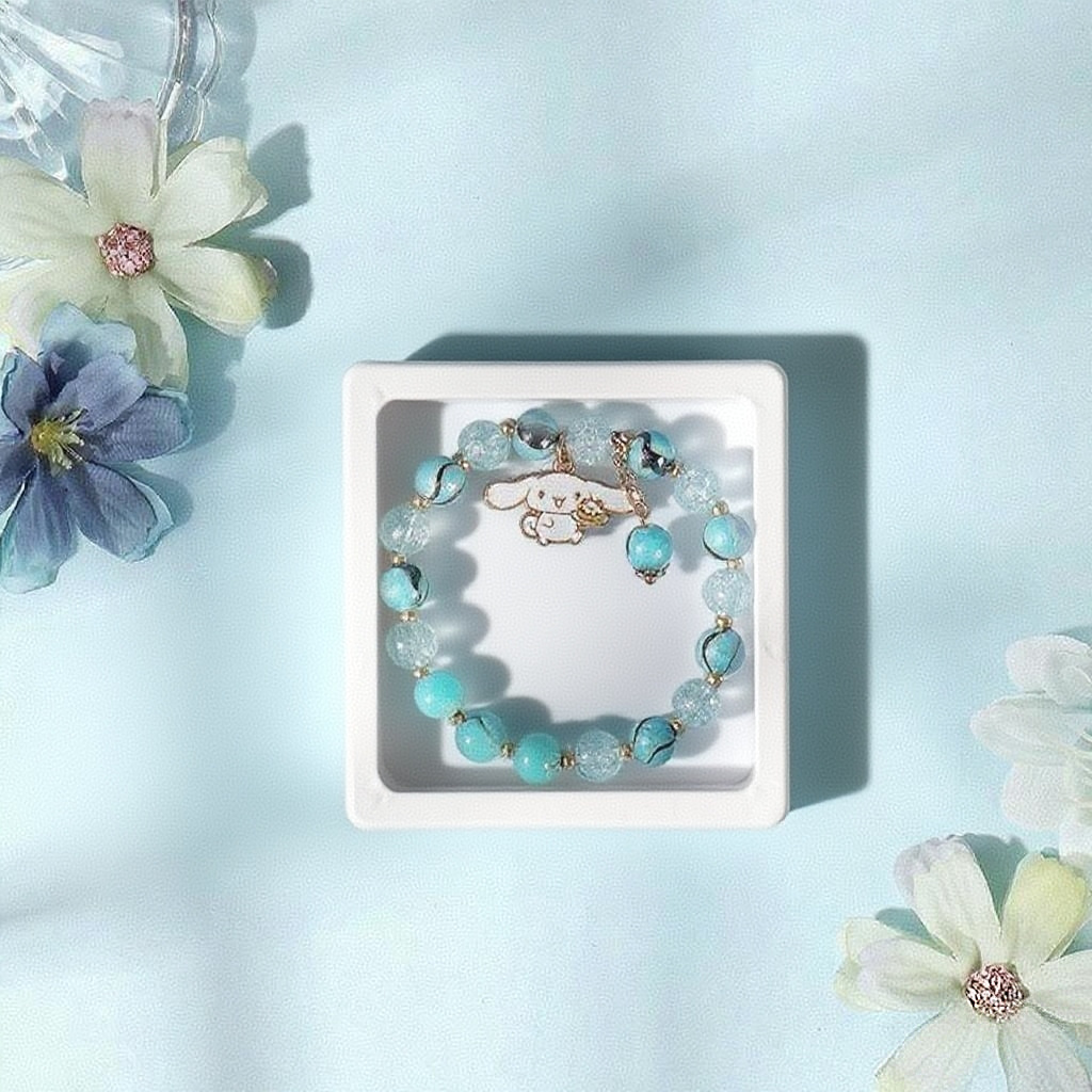 Watermelon beads-jade gui dog (boxed)