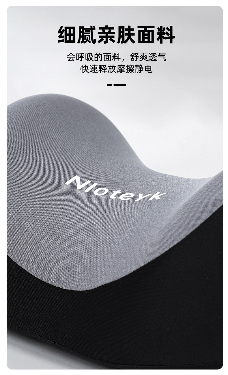 Memory Foam Car Headrest and Lumbar Support Set, Neck Pillow, Car Lumbar Support Cushion, Long-Distance Driving Lumbar Cushion Wholesale
