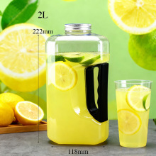 新款2升网红奶茶瓶可乐桶吨吨桶果汁瓶大容量奶茶桶一次性饮料瓶