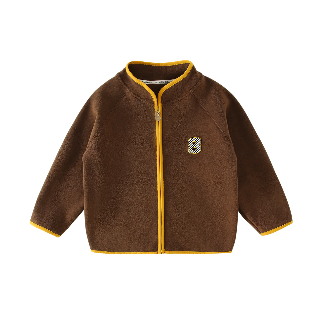 아동 의류 제조업체 2024 가을 소년 소녀 용 새 아동용 재킷 오스트리아 양털 스탠드 칼라 양털 가디건 탑 무료 배송