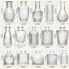 【Mediterranean Vase】22-piece set (transparent)
