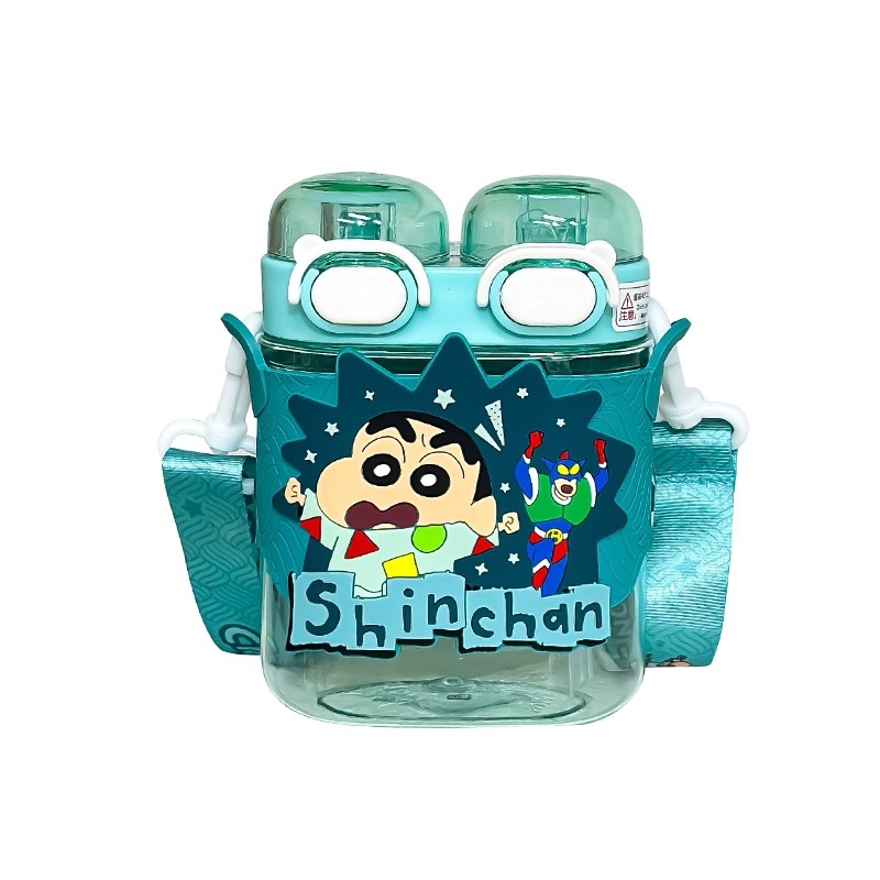 Crayón pequeño nuevo taza de agua para niños, taza de paja especial para niños y niñas para ir a la escuela, taza de agua portátil para jardín de infantes al aire libre
