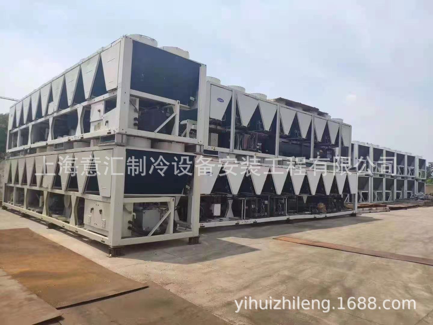 二手商用中央空调开利螺杆式风冷热泵30XQ1280B  633kw