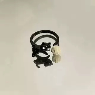 폼폼 고양이 반지 1개입