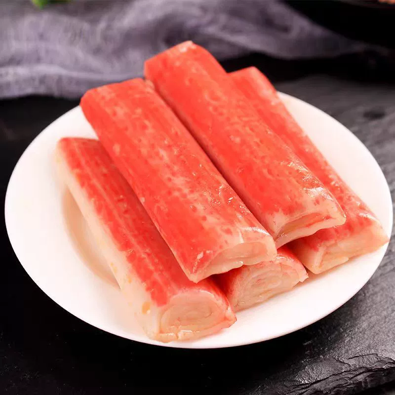 Ручная нарезка крабовых палочек, оригинальные пряные вкусные закуски, повседневные закуски, крабовые палочки из крабьего мяса, вирусные закуски