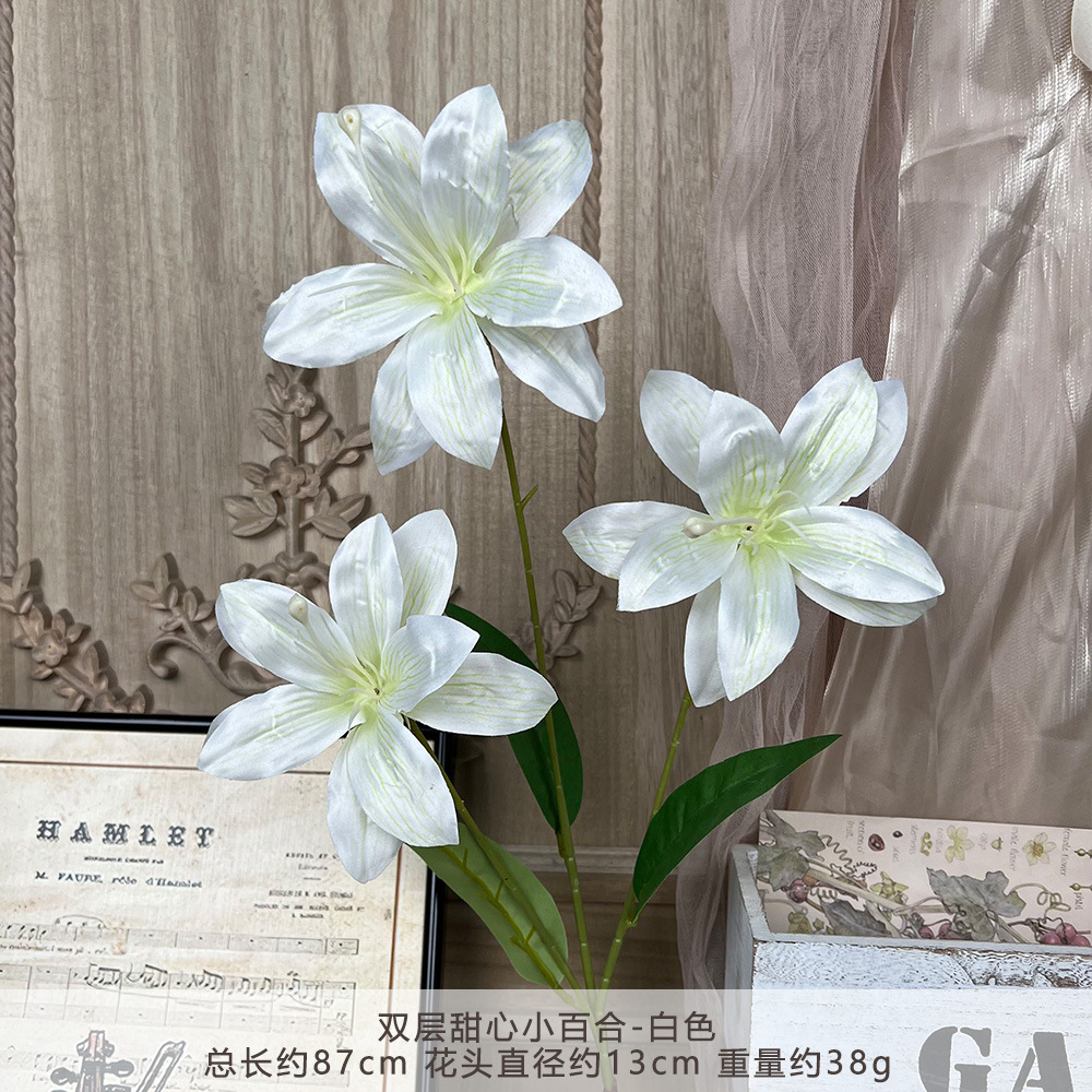 ML - ดับเบิ้ลเลเยอร์ สวีทฮาร์ท ลิลลี่ - สีขาว