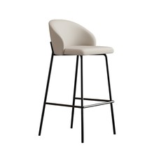 吧台椅设计师款现代简约高脚凳北欧咖啡店吧台凳子家用岛台高脚椅