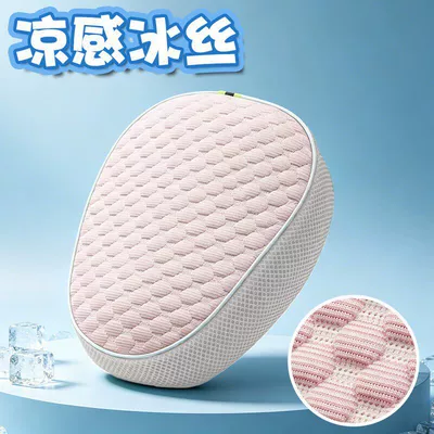 Electric car cushion Ice Silk Seat Cover, Electric - ice-silk-breathable-style-sakura-pink-front-seat