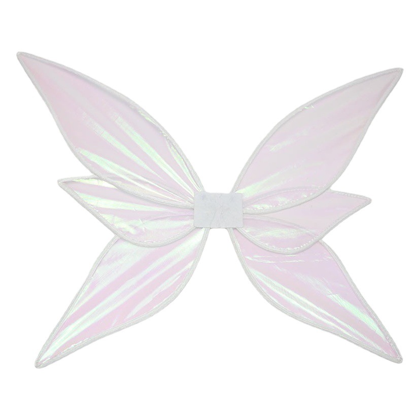 Zilin fiesta maquillaje ropa cos rendimiento apoyos alas de Ángel colorido transparente alas elfo