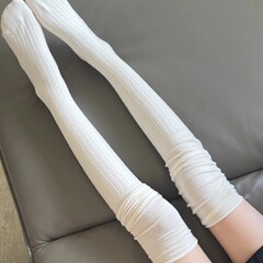 早秋穿过膝袜你会爱我吗~潮流春秋纯色学院风jk甜美少女过膝袜子