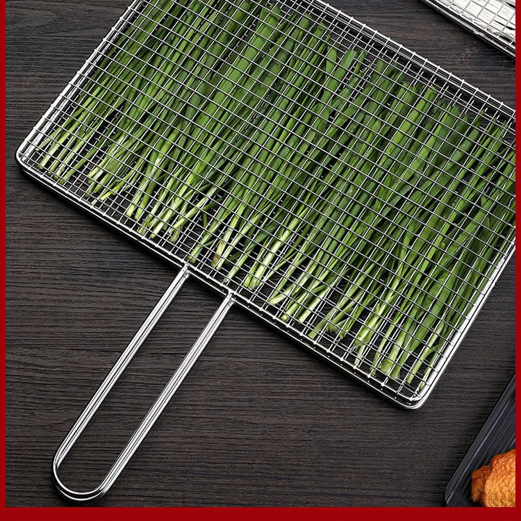 Зажим для рыбной сетки для гриля, сетка для барбекю, утолщенный зажим, аксессуары для барбекю, сетка для барбекю, зажим для овощей из нержавеющей стали, шифрование