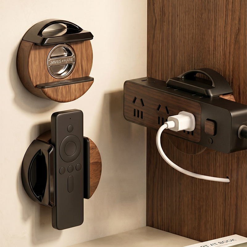 Suction cup cable organizer, under-desk power strip holder, remote control storage rack, wall-mounted, no-drill power strip storage gadget Suction cup cable organizer, under-desk power strip holder, remote control storage rack, wall-mounted, no-drill power strip storage gadget
